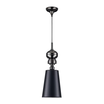 Lampa wisząca QUEEN-1 czarna 18 cm - MP-8846-18 black - Step Into Design